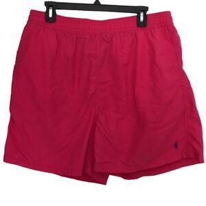 POLO Solid Color Swim Trunks, Size L